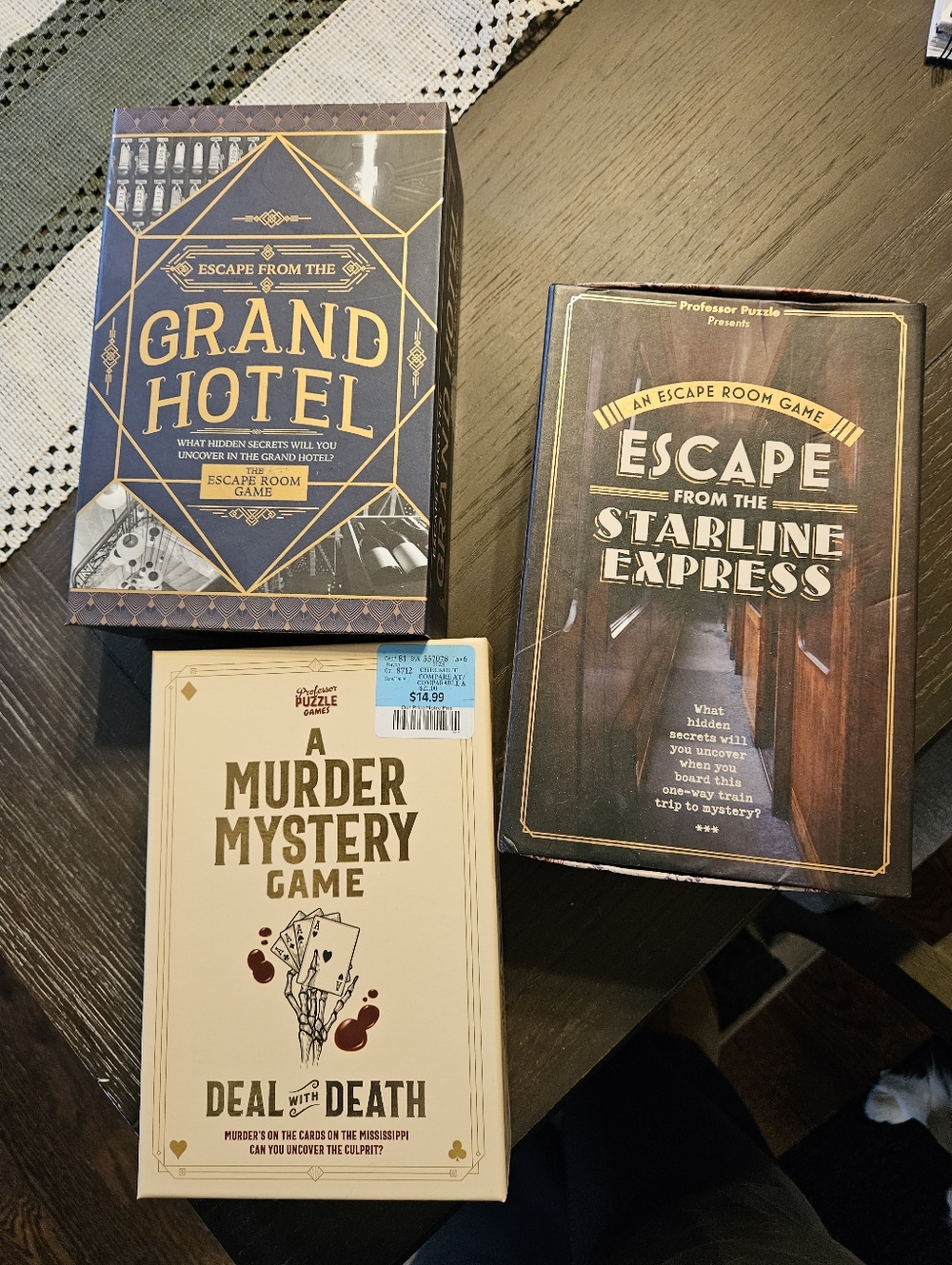 Bundle Of 3 Professor Puzzle Games